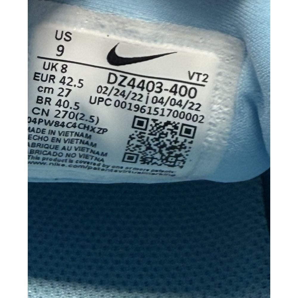 Nike Air VaporMax Plus "University Blue / Aqua" in Men's Size 9 - Picture 5 of 12